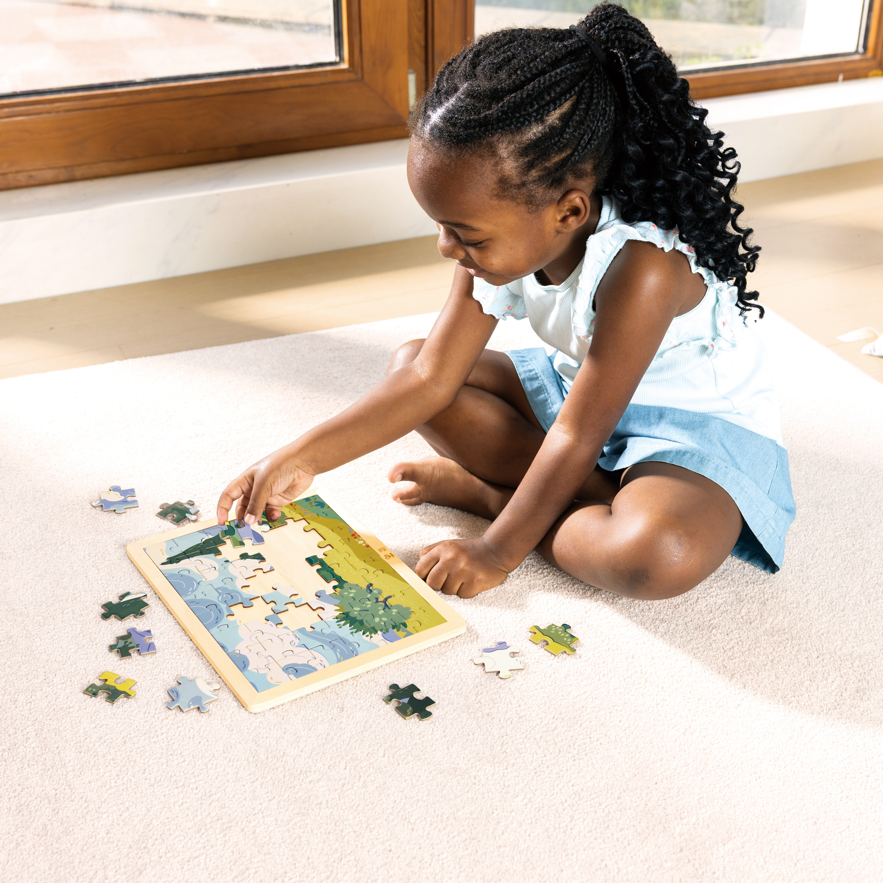 Van Gogh Cypresses Puzzle