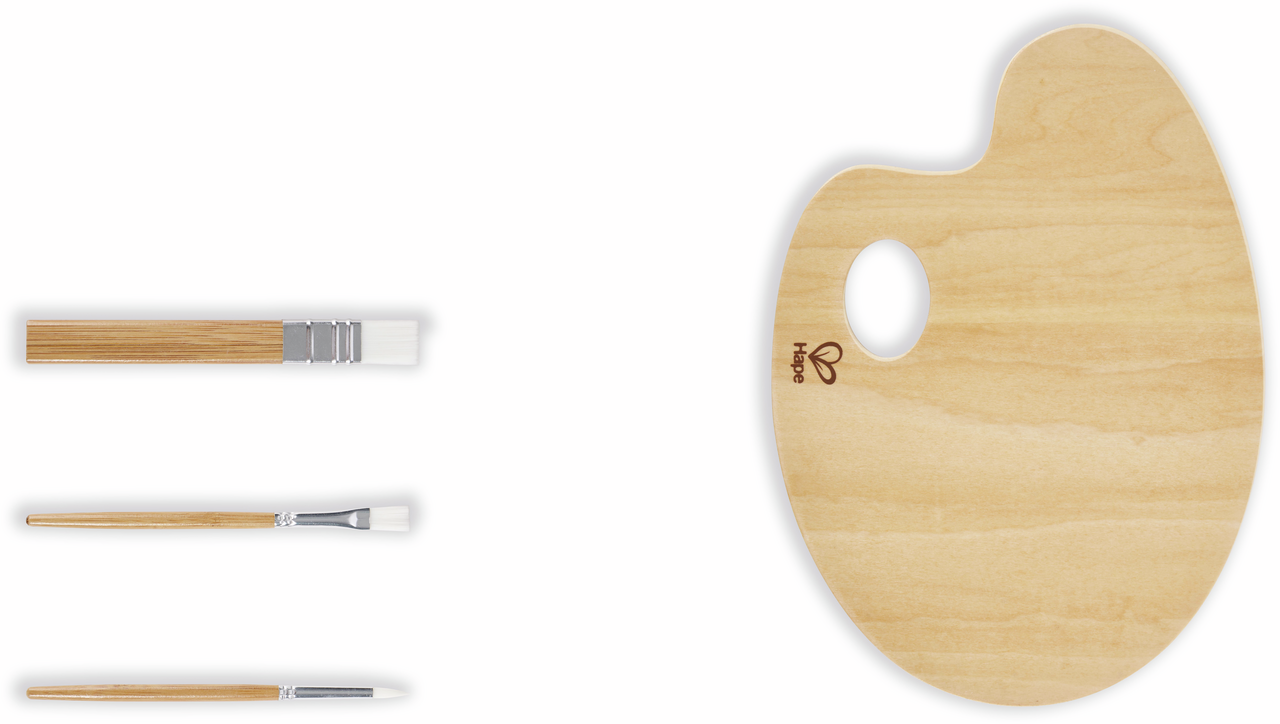 Malpaletten- und Pinsel-Set Malpaletten- und Pinsel-Set