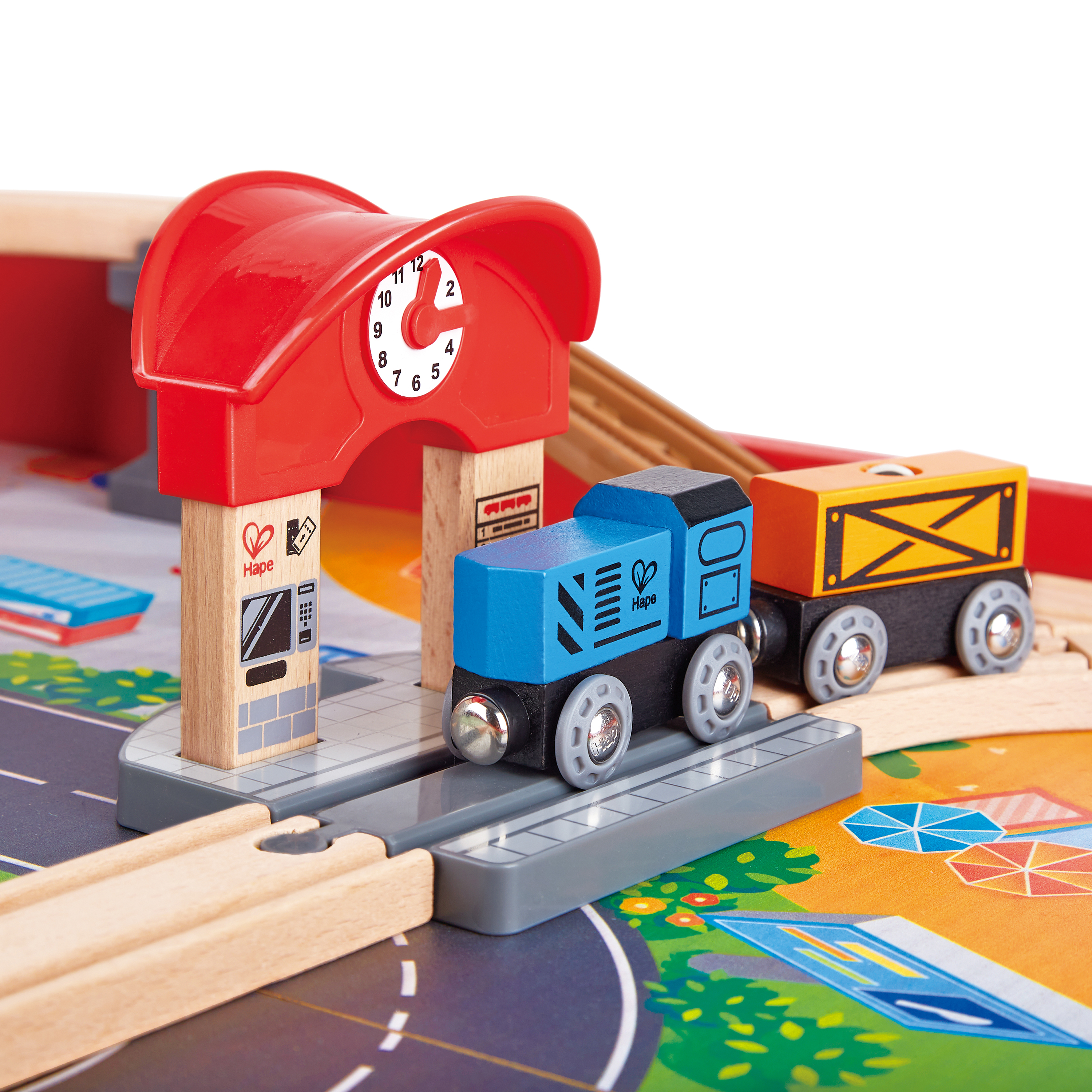 Aufklappbarer Eisenbahntisch