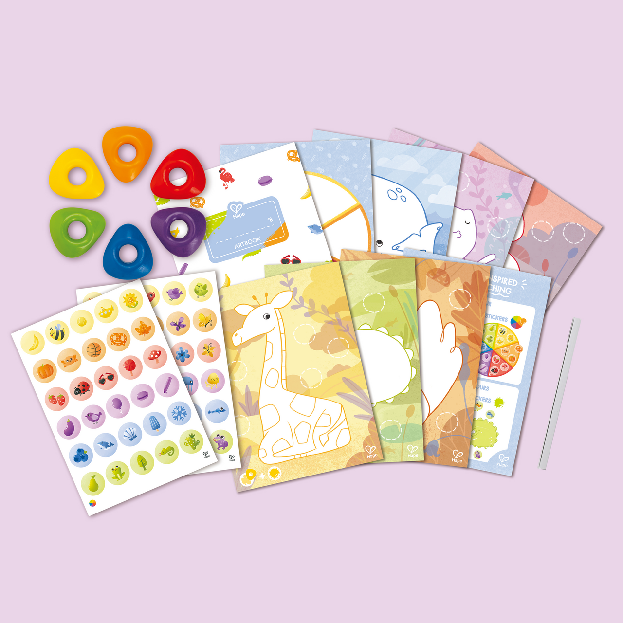 Kreativset mit Wachsmalern Kreativset mit Wachsmalern