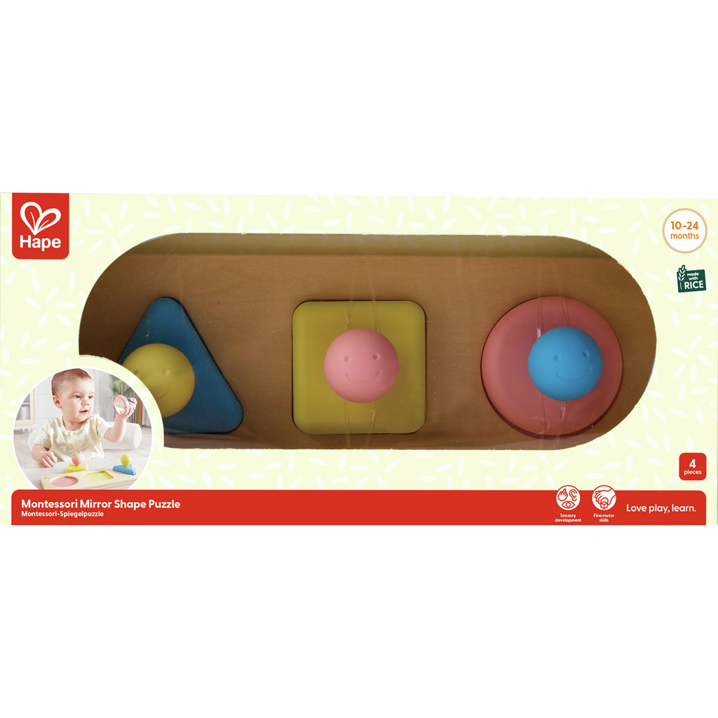 Montessori Mirror Shape Puzzle Montessori Mirror Shape Puzzle