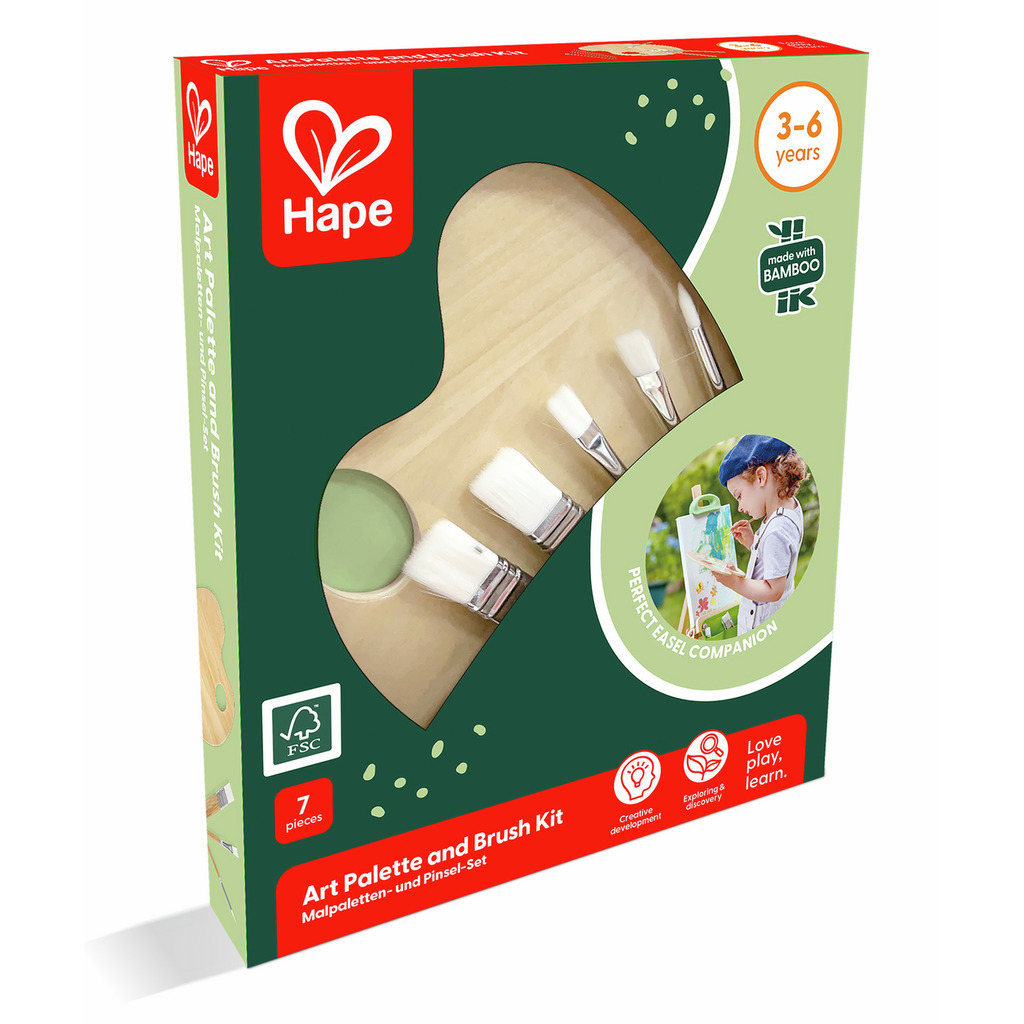 Malpaletten- und Pinsel-Set Malpaletten- und Pinsel-Set