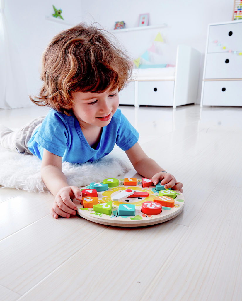Steckpuzzle Uhr 