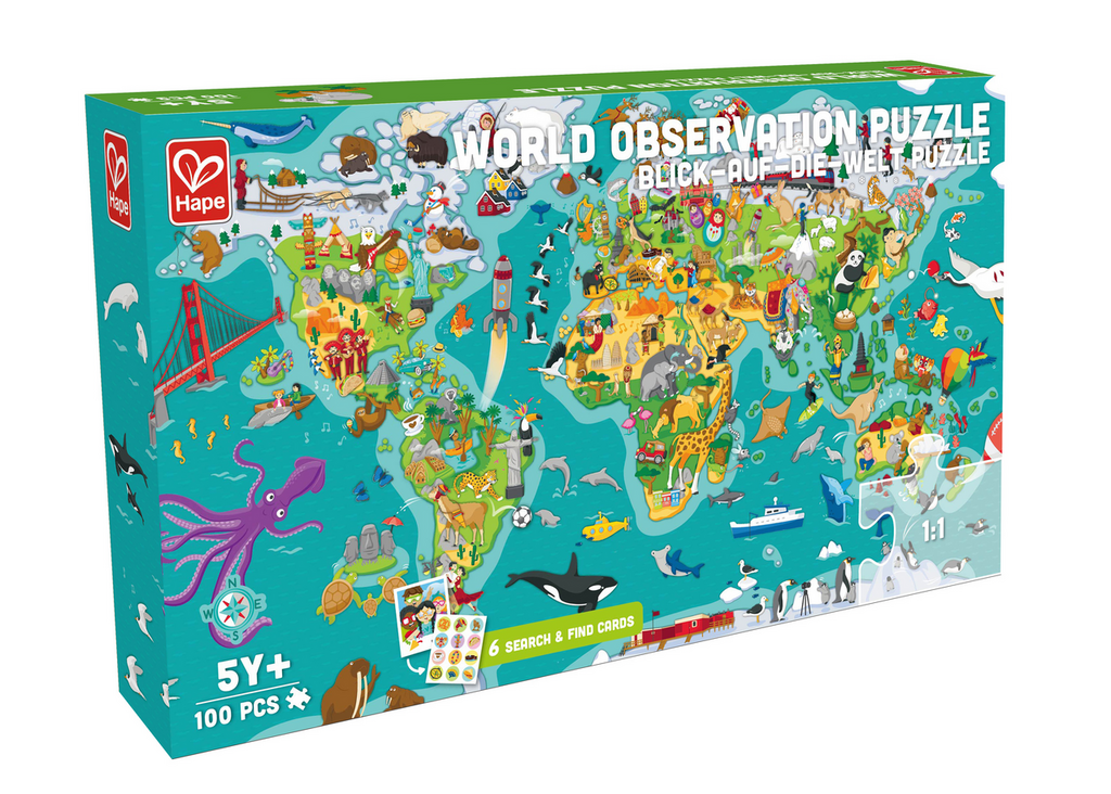 2-in-1 World Tour Puzzle and Game