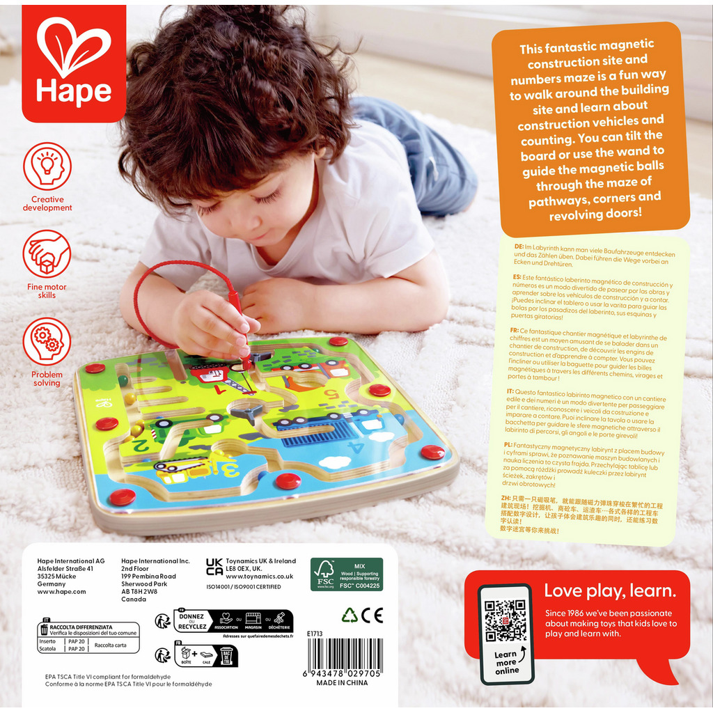 Baufahrzeuge- Labyrinth Baufahrzeuge- Labyrinth