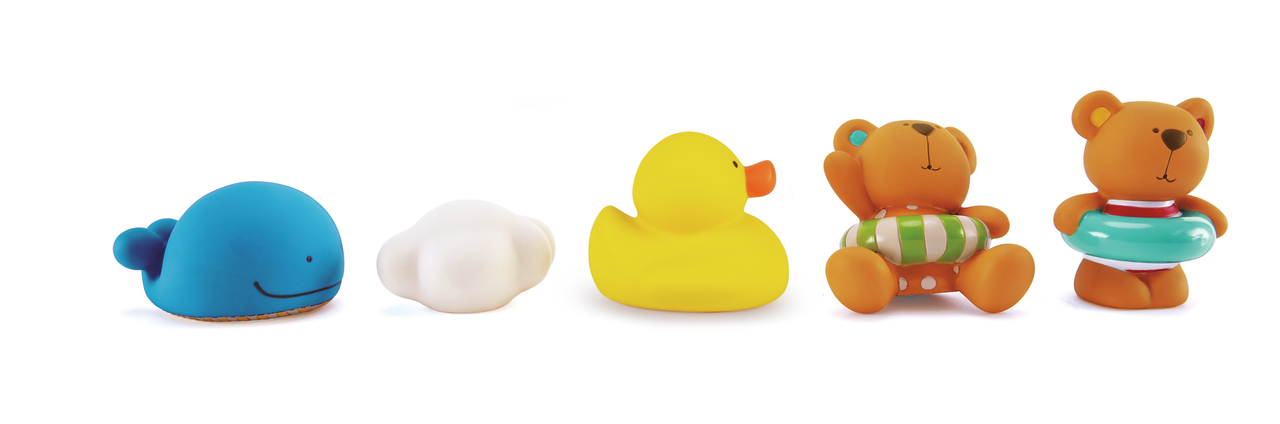 Teddy and Friends Bath Squirts Teddy and Friends Bath Squirts