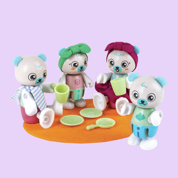 Eisbärfamilie