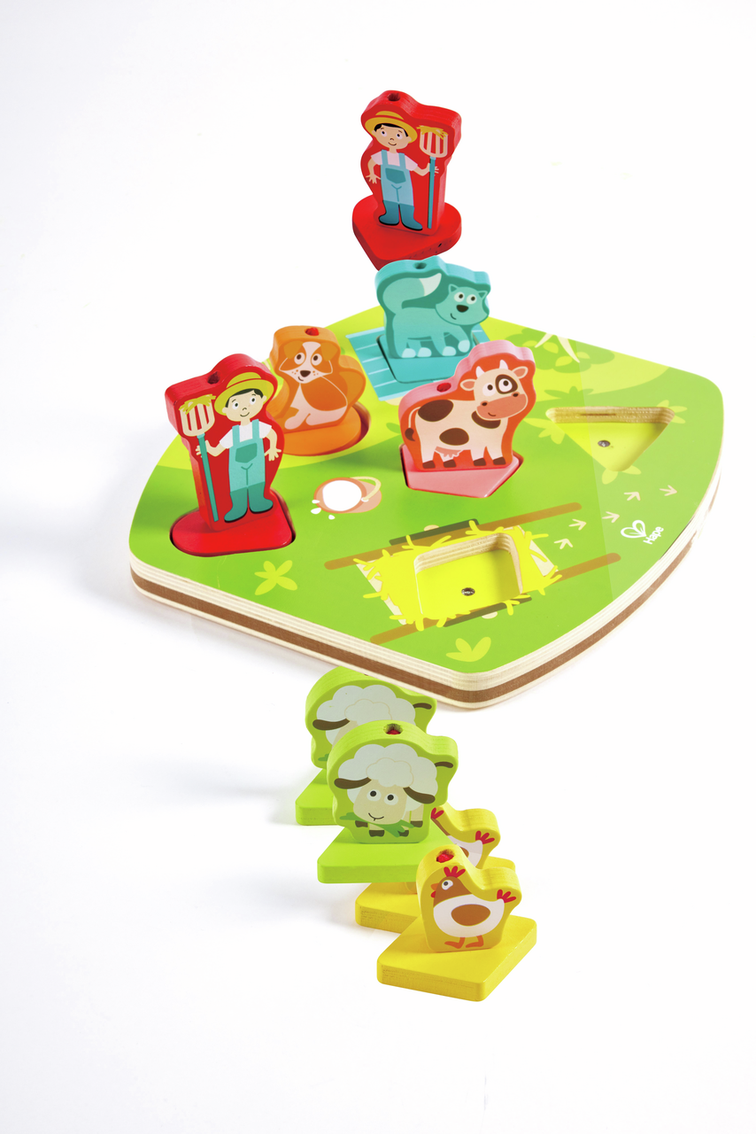 Bauernhof-Geräusche-Puzzle Bauernhof-Geräusche-Puzzle