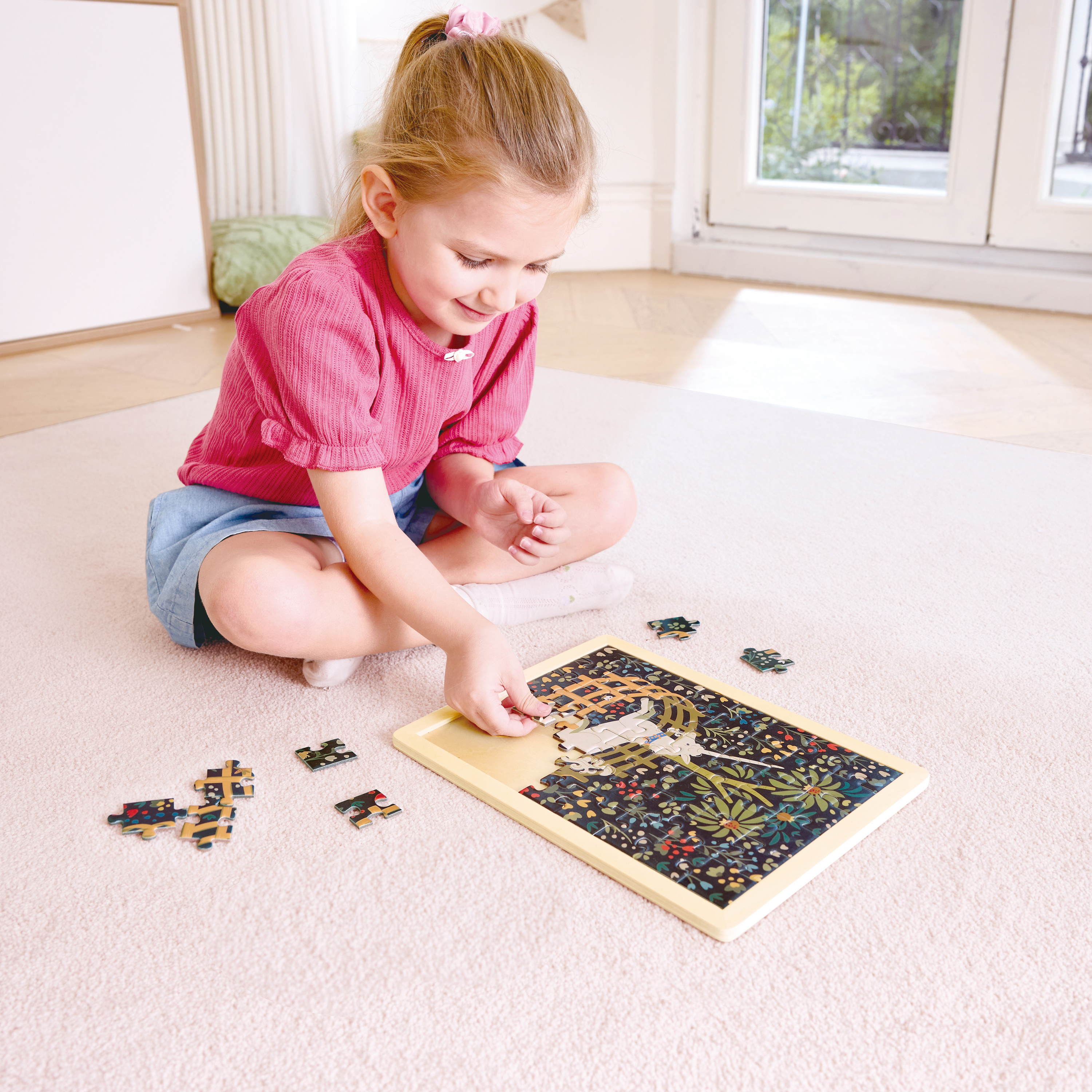 Unicorn in a Garden Puzzle