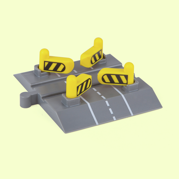 Bahnübergang mit automatischer Schranke Bahnübergang mit automatischer Schranke