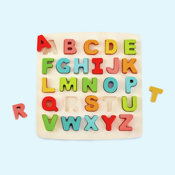 Puzzle mit Großbuchstaben 
