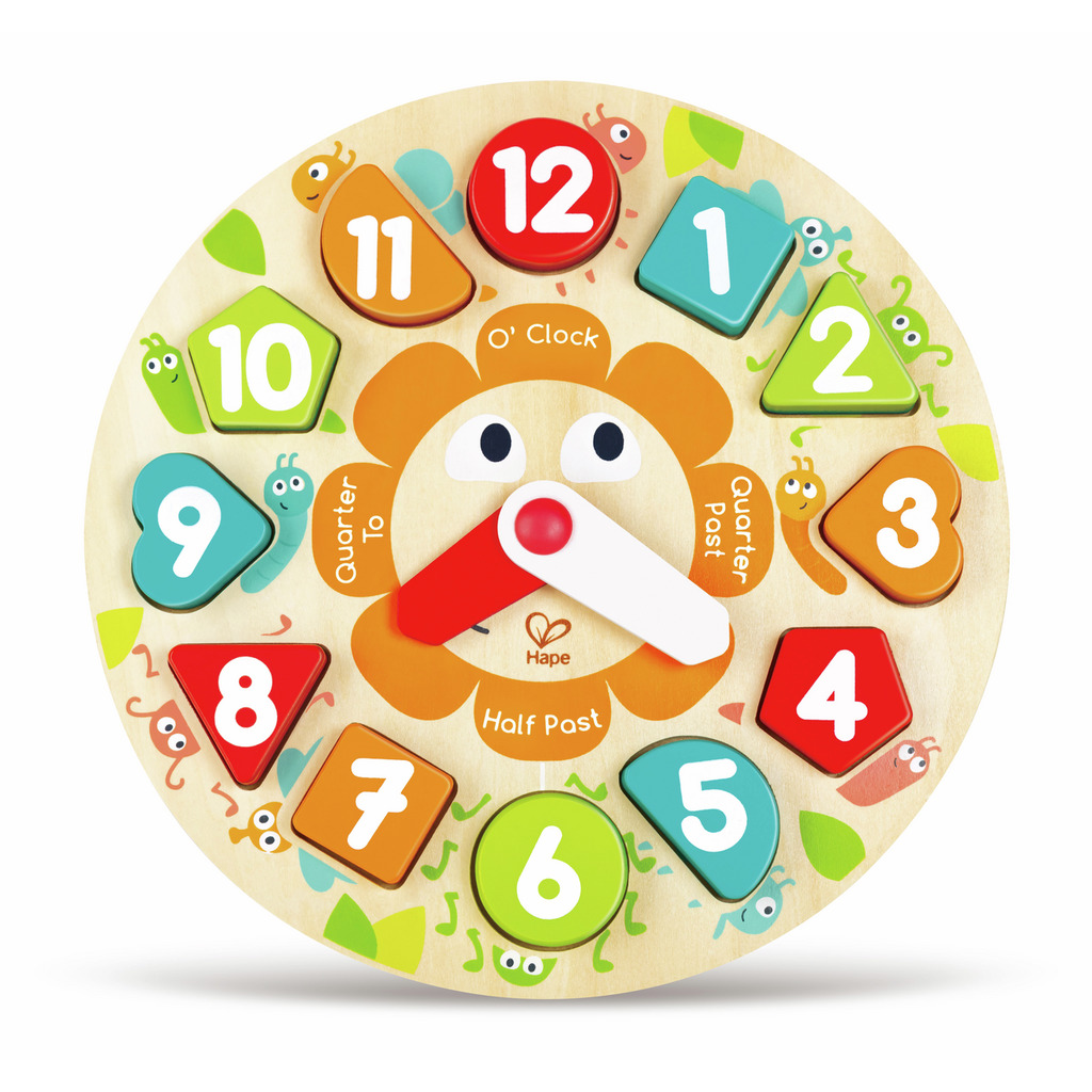 Steckpuzzle Uhr 