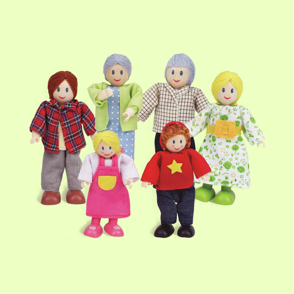 Puppenfamilie – Helle Hautfarbe