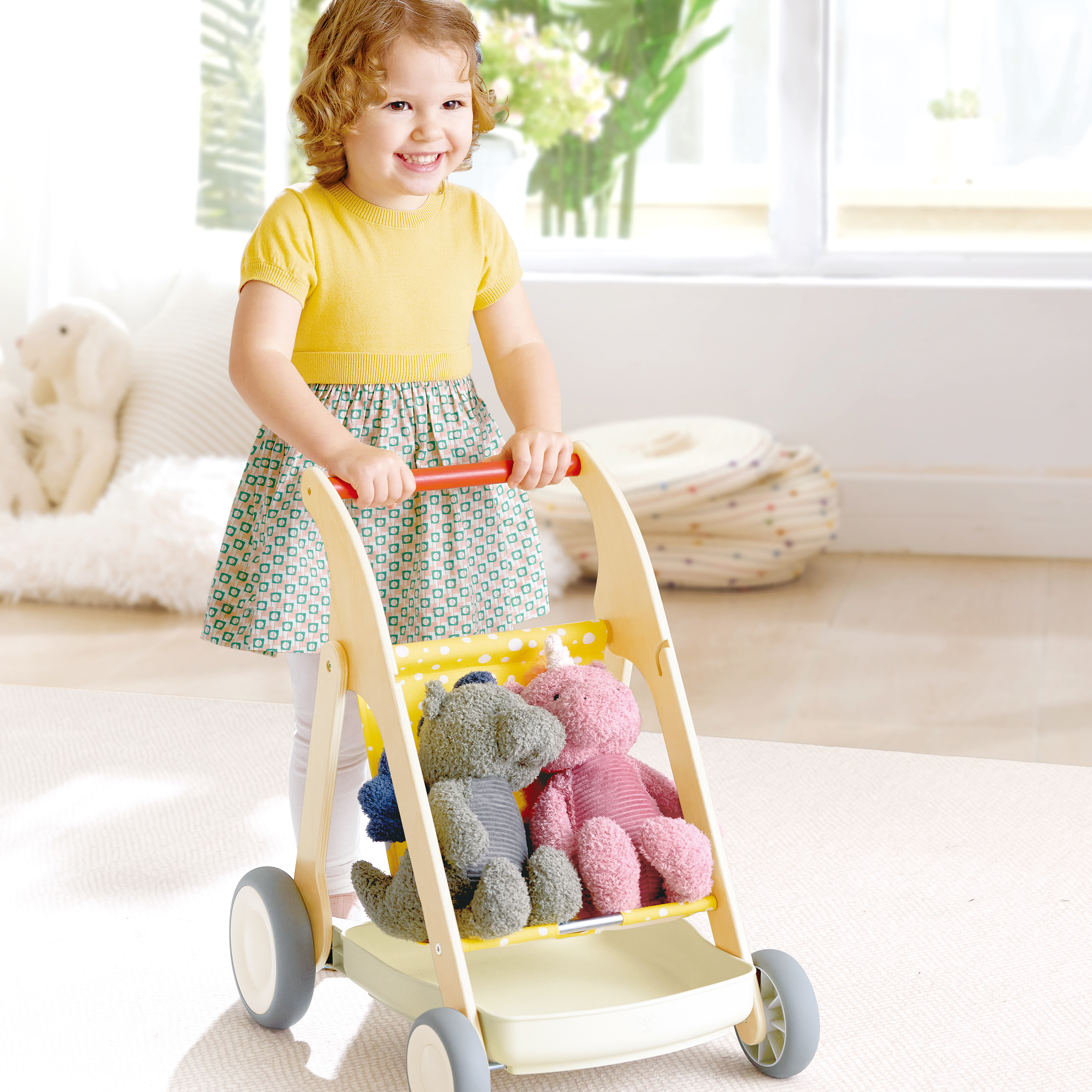 Interaktiver 3-in-1 Lauflernwagen