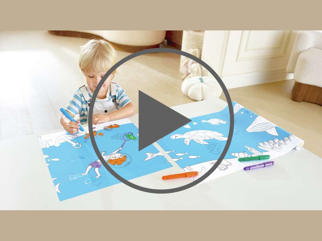 Ocean Doodle Paper Roll Ocean Doodle Paper Roll