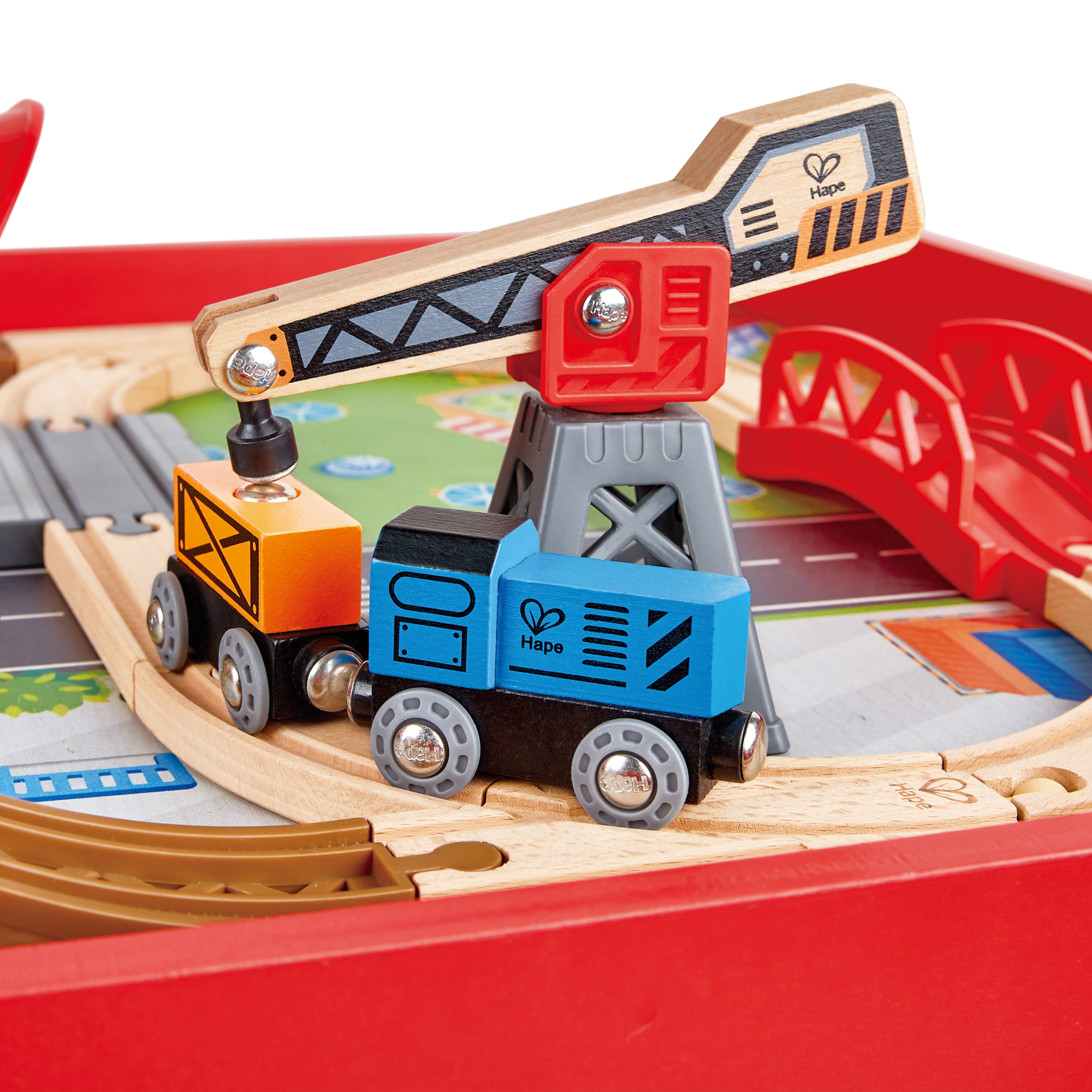 Aufklappbarer Eisenbahntisch