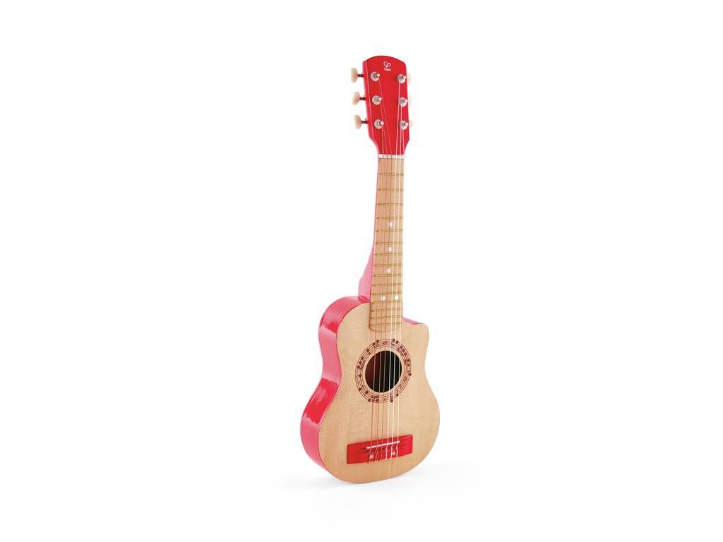 HAPE UKULELE Kindergitarre Kinder Gitarre Holz rot blau Musikinstrument NEU 