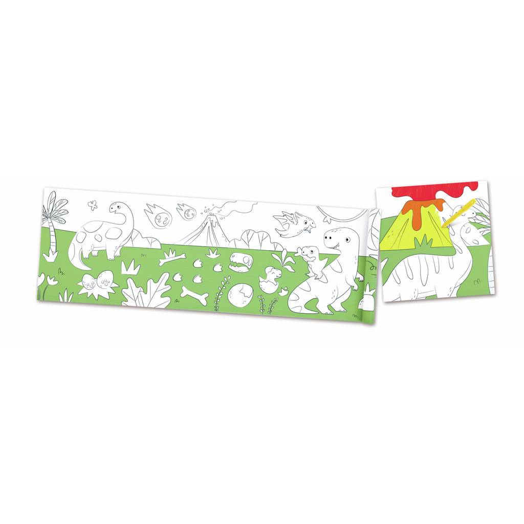 Dinosaur Doodle Paper Roll