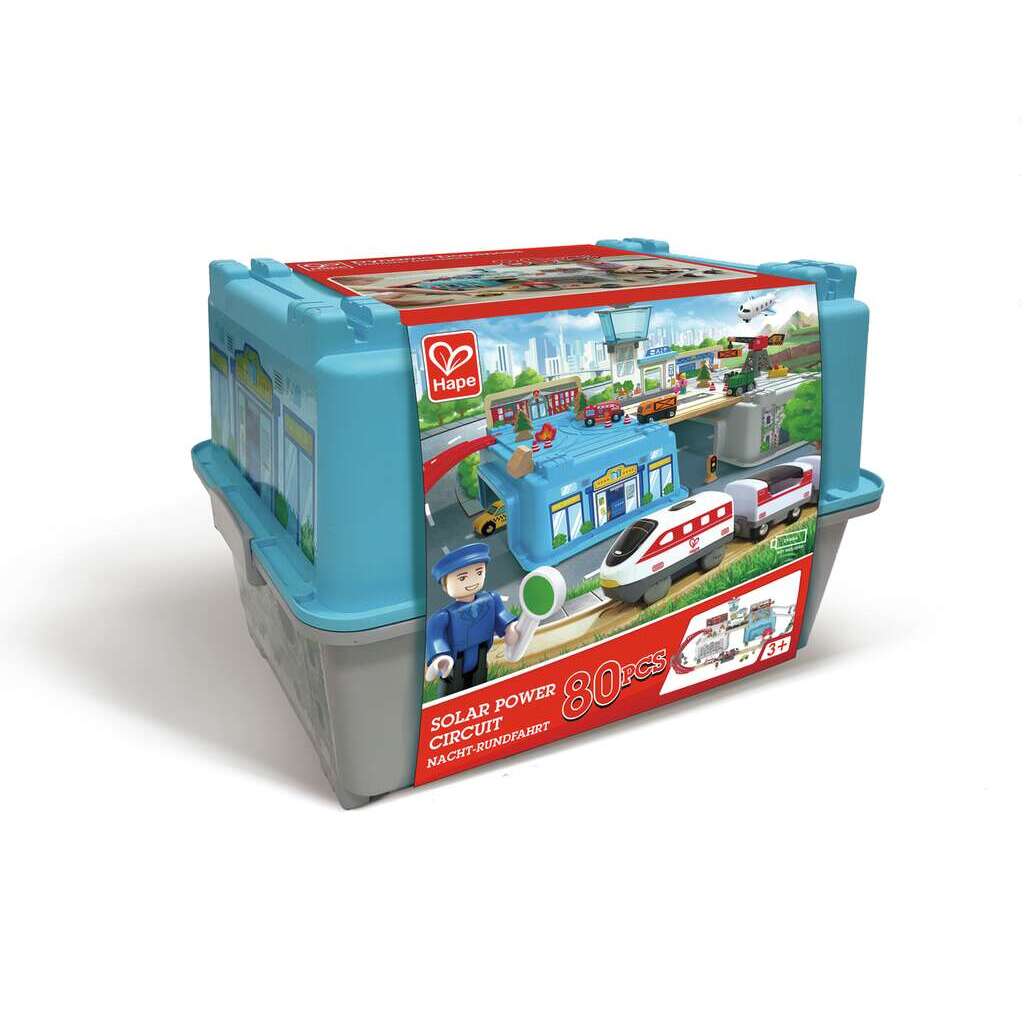 Großstadtlandschaft Eisenbahn in Aufbewahrungsbox Großstadtlandschaft Eisenbahn in Aufbewahrungsbox