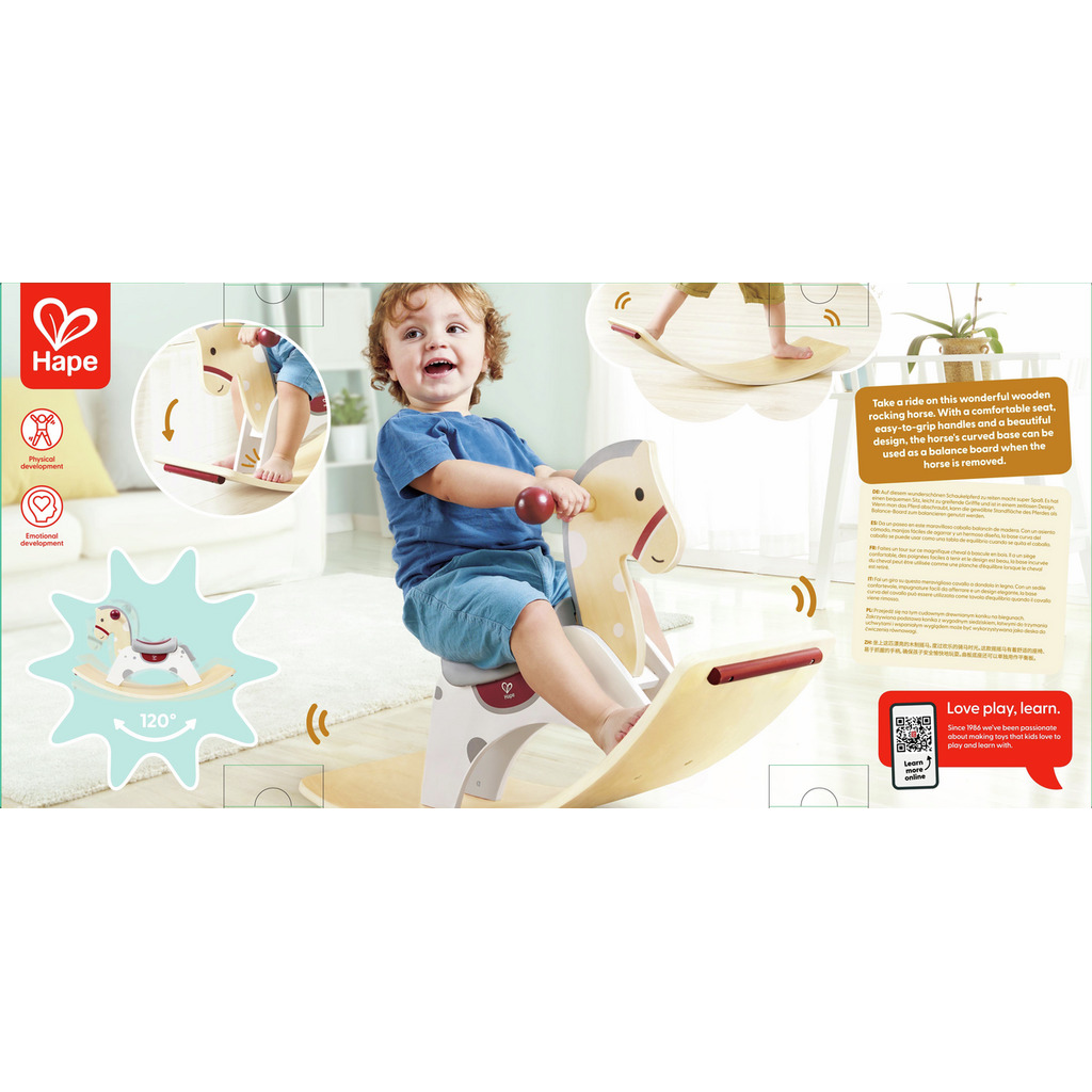 2-in-1-Schaukelpferd 2-in-1-Schaukelpferd