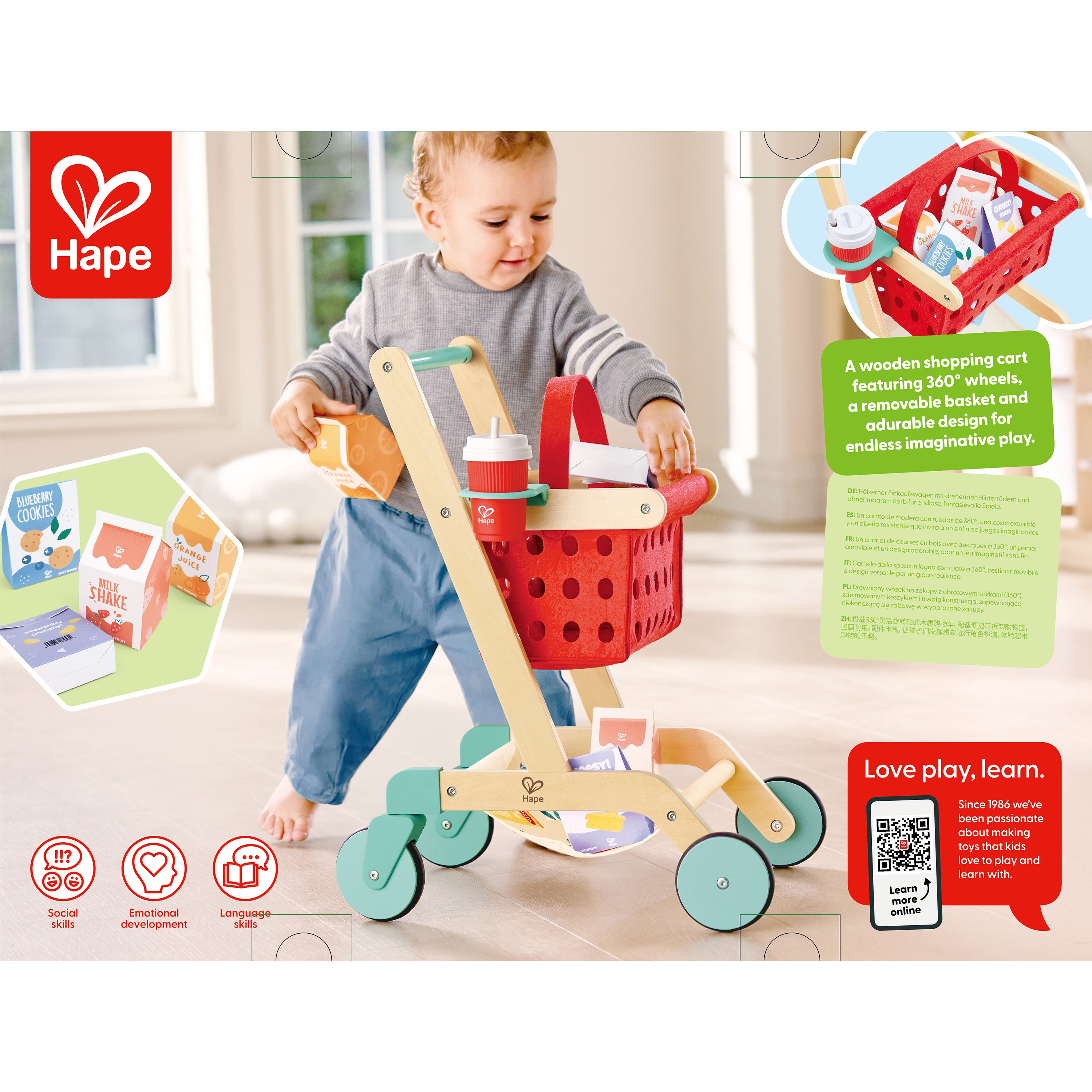 Little Shopper's Cart & Basket