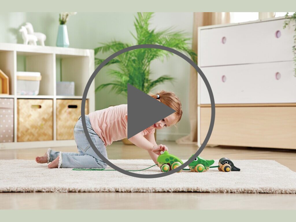 Nachziehbare Frosch-Familie Nachziehbare Frosch-Familie