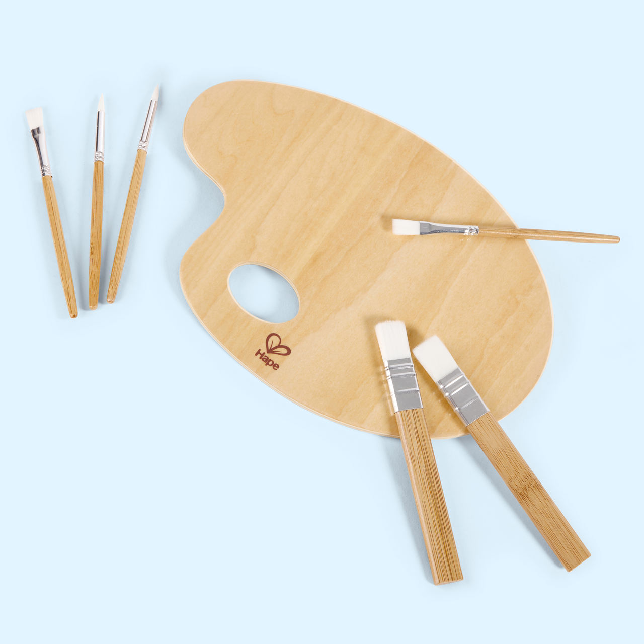 Malpaletten- und Pinsel-Set Malpaletten- und Pinsel-Set