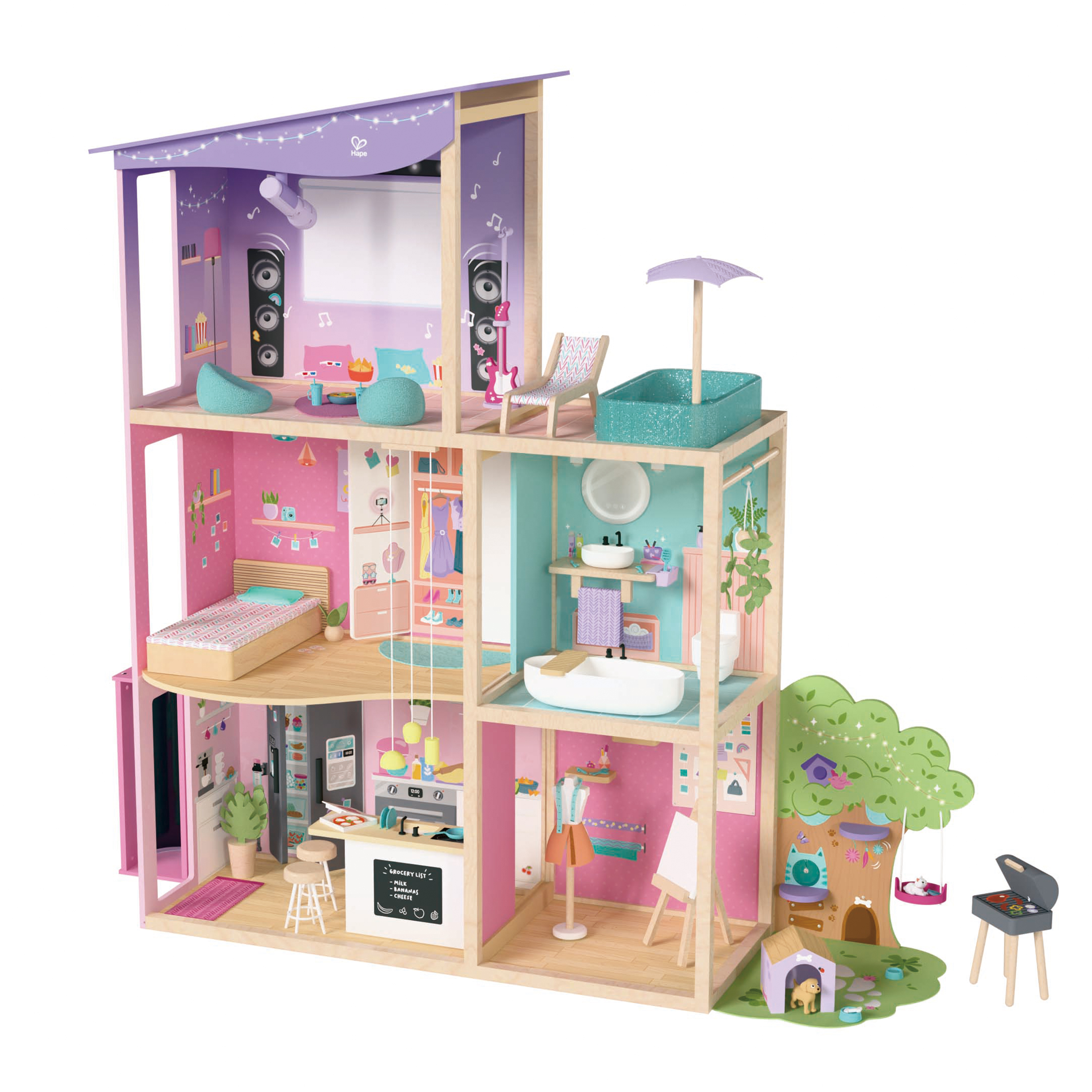 Glow & Glam Puppenhaus