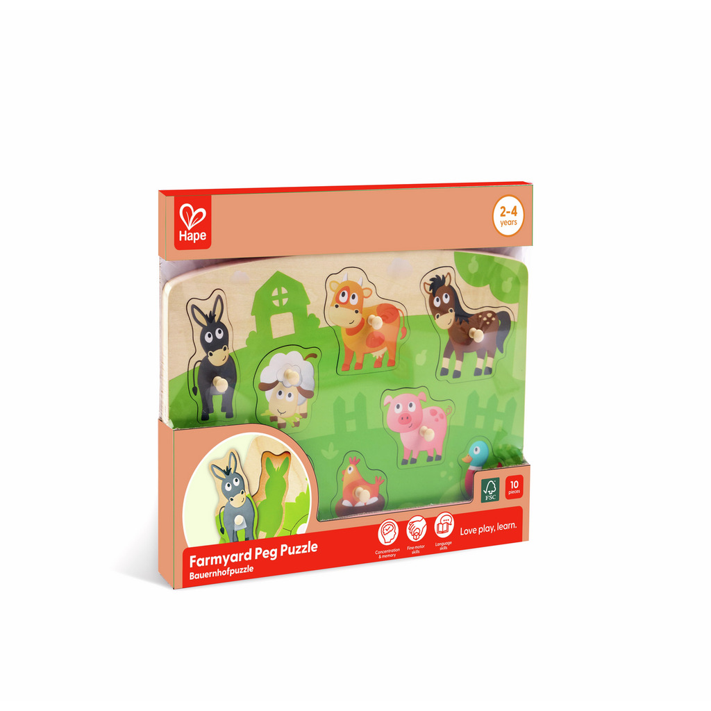 Farmyard Peg Puzzle Farmyard Peg Puzzle