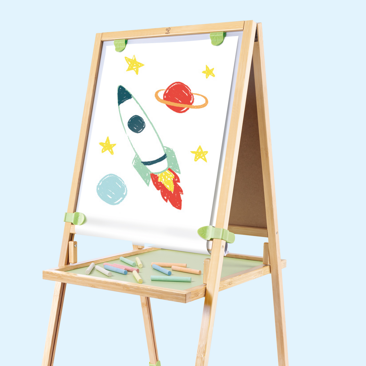 Höhenverstellbare Multifunktions-Staffelei aus Bambus Höhenverstellbare Multifunktions-Staffelei aus Bambus